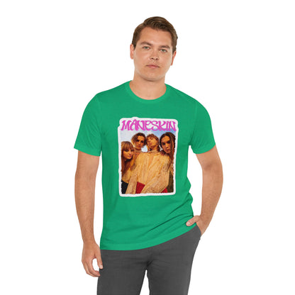 Måneskin Group Photo Unisex Jersey Short Sleeve Tee Shirt