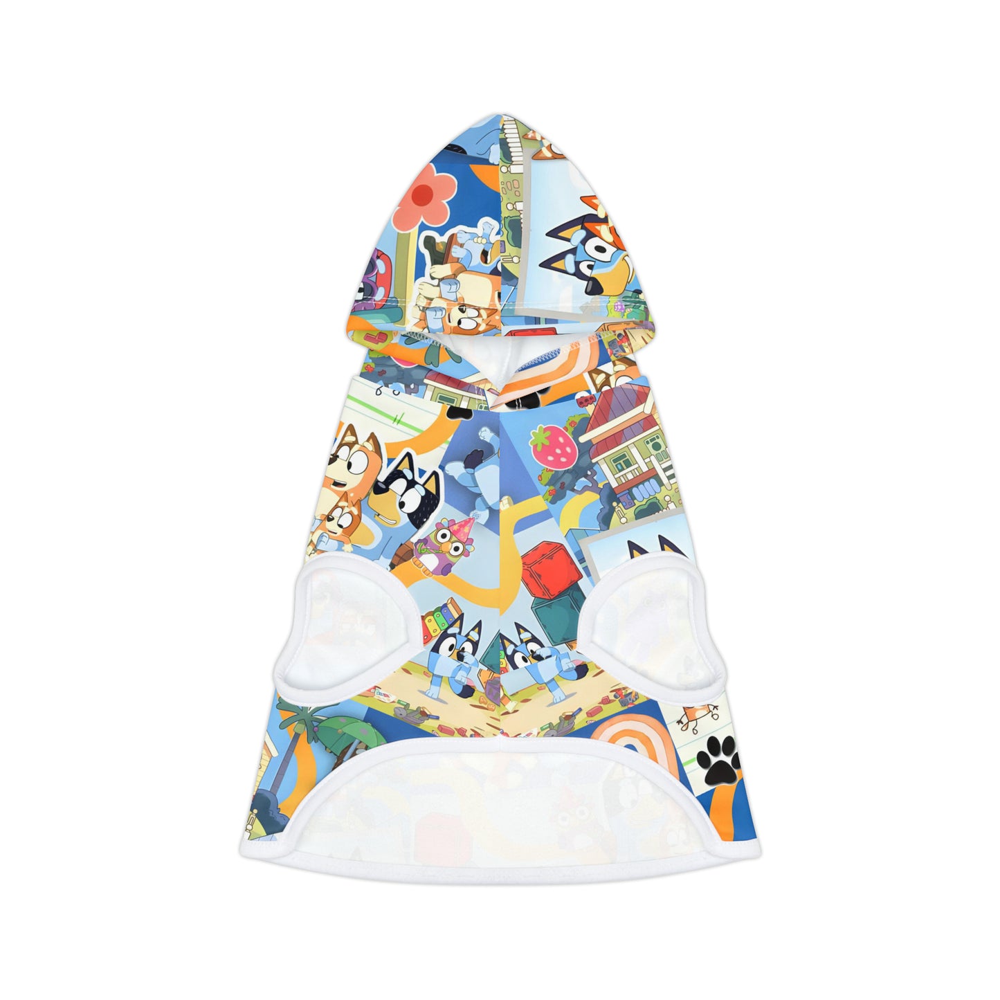 Bluey Playtime Collage Pet Hoodie