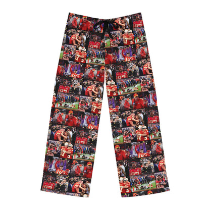 Kansas City Chiefs Superbowl LVIII Championship Victory Collage Men's Pajama Pants