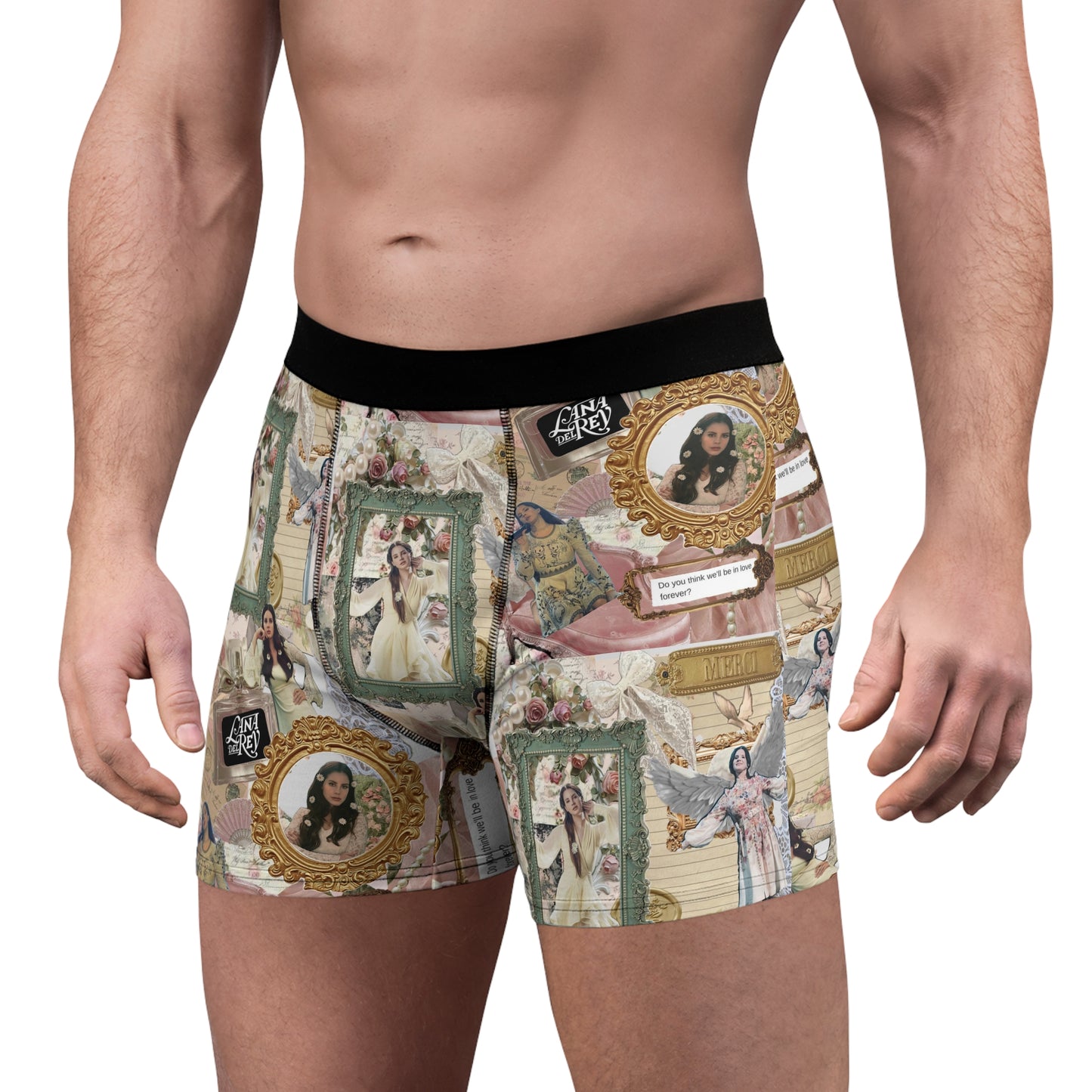 Lana Del Rey Victorian Collage Men's Boxer Briefs Underwear