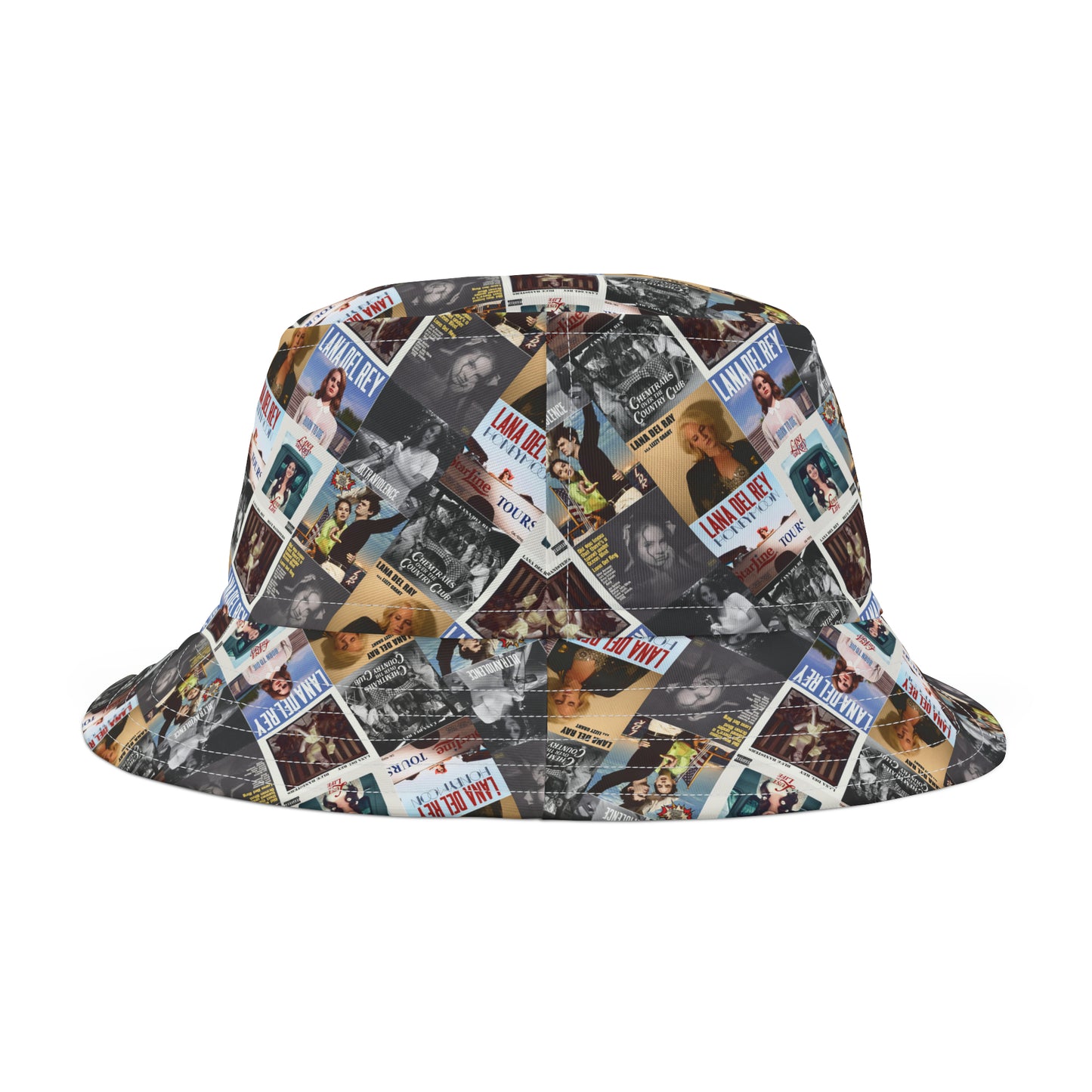 Lana Del Rey Album Cover Collage Bucket Hat