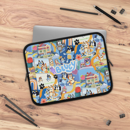 Bluey Playtime Collage Laptop Sleeve