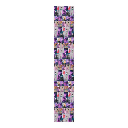 Ava Max Belladonna Photo Collage Table Runner