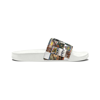 The Beatles Album Cover Collage Men's Slide Sandals