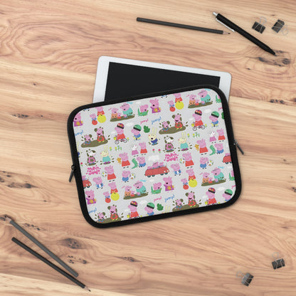 Peppa Pig Oink Oink Collage Laptop Sleeve