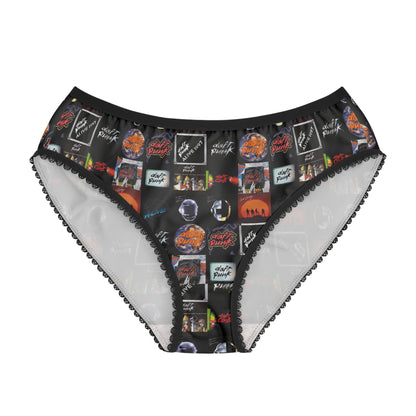 Daft Punk Album Cover Art Collage Women's Briefs Panties