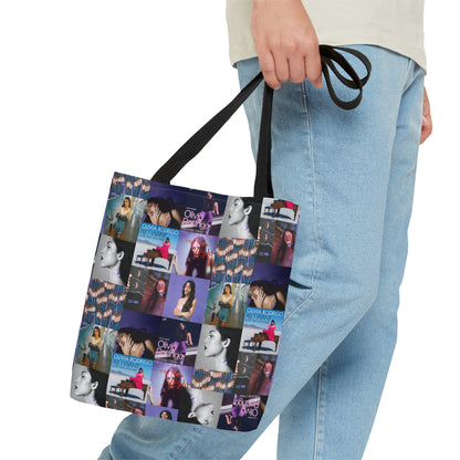 Olivia Rodrigo Album Cover Art Collage Tote Bag