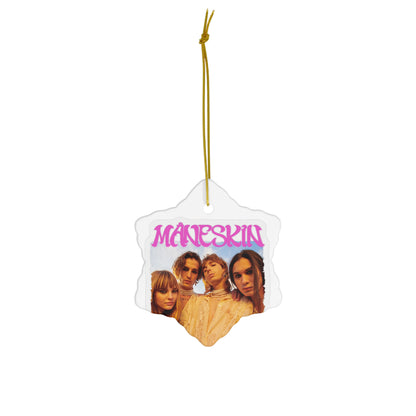 Måneskin Group Photo Ceramic Ornament