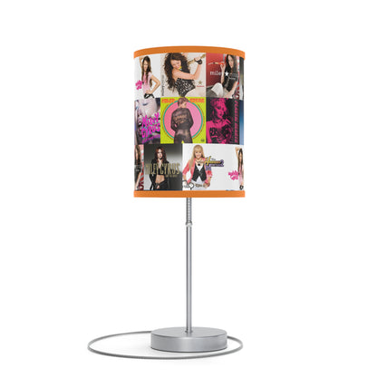 Miley Cyrus Album Cover Collage Lamp on a Stand