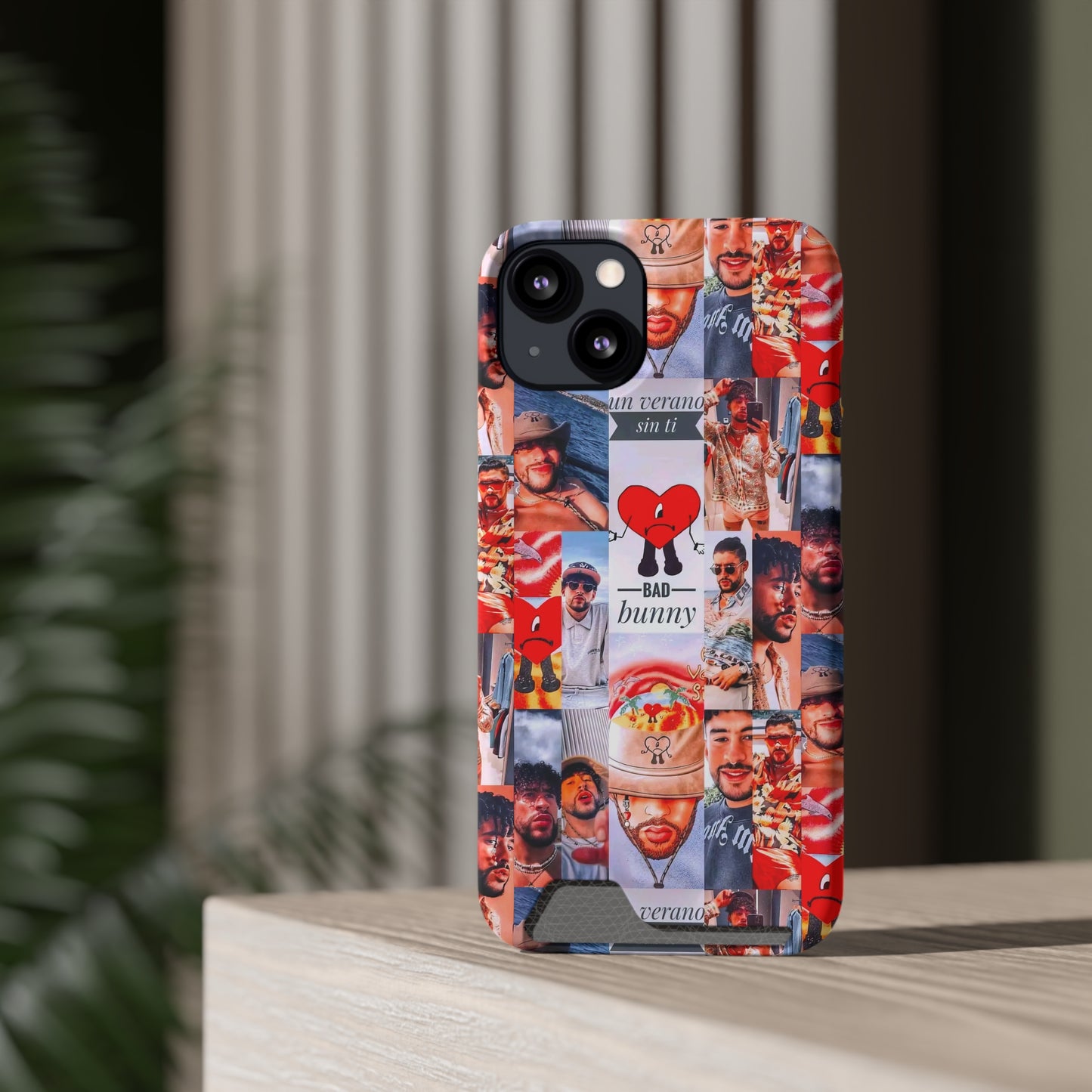 Bad Bunny Un Verano Sin Ti Photo Collage Phone Case With Card Holder