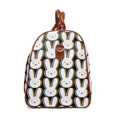 Bad Bunny Logo Pattern Waterproof Travel Bag