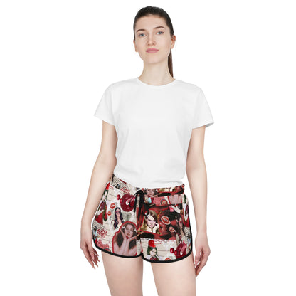 Lana Del Rey Cherry Coke Collage Women's Relaxed Shorts