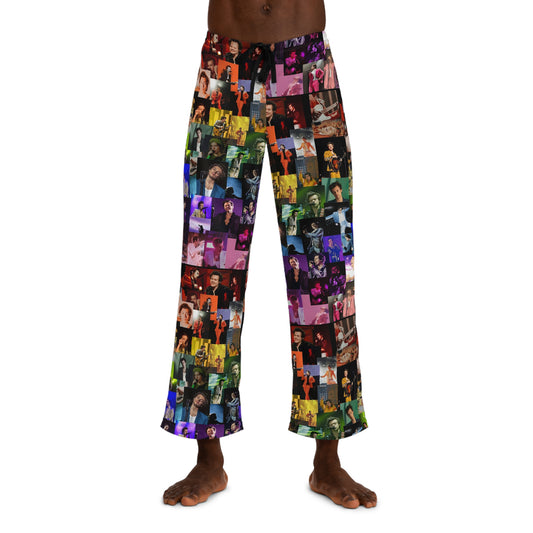 Harry Styles Rainbow Photo Collage Men's Pajama Pants