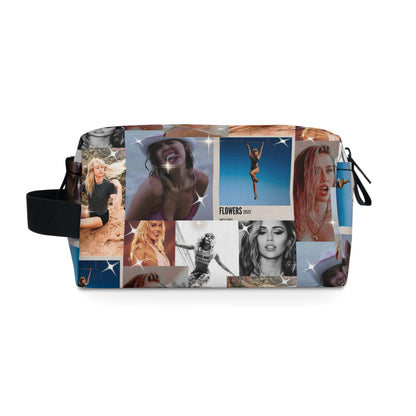 Miley Cyrus Flowers Photo Collage Toiletry Bag