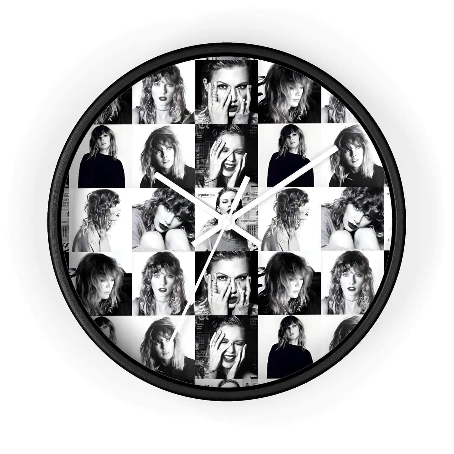 Taylor Swift Reputation Mosaic Wall Clock