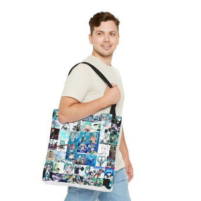 Hatsune Miku Album Cover Collage Tote Bag