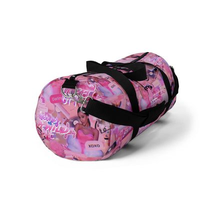 Ariana Grande Purple Vibes Collage Duffel Bag