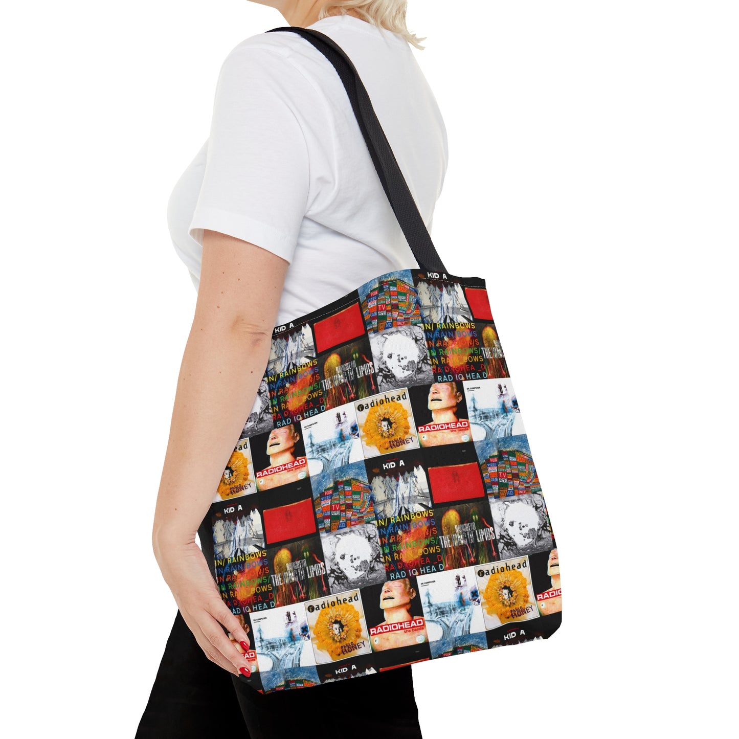 Radiohead Album Cover Collage Tote Bag