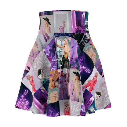 Ava Max Belladonna Photo Collage Women's Skater Skirt