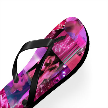 Ariana Grande 7 Rings Collage Flip Flops