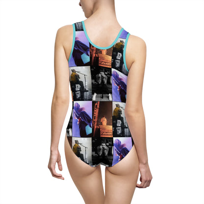 Post Malone On Tour Collage Women's Classic One-Piece Swimsuit