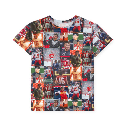 Patrick Mahomes Chiefs MVPAT Photo Collage Kids Sports Jersey