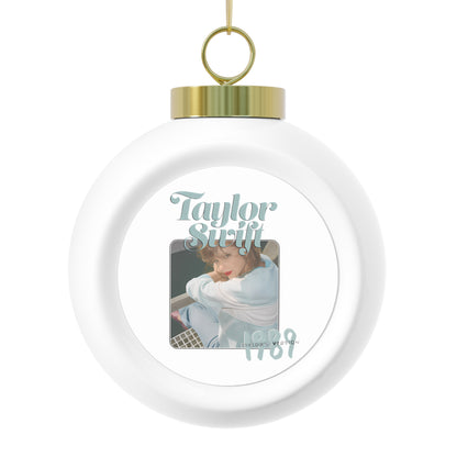 Taylor Swift 1989 Taylor's Version Retro Balcony Photo Christmas Ball Ornament