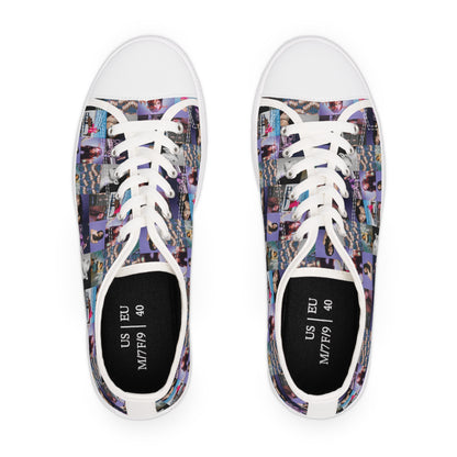 Olivia Rodrigo Album Cover Art Collage Women's Low Top Sneakers