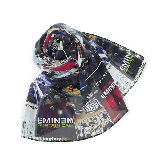 Eminem Album Art Cover Collage Polyester Scarf