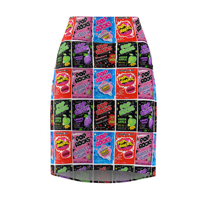 Pop Rocks Party Women's Pencil Skirt