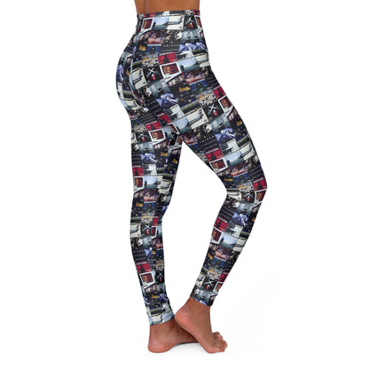 Eminem Album Art Cover Collage High Waisted Yoga Leggings