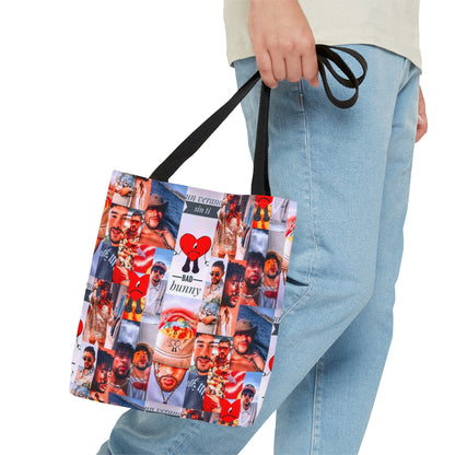 Bad Bunny Un Verano Sin Ti Photo Collage Tote Bag