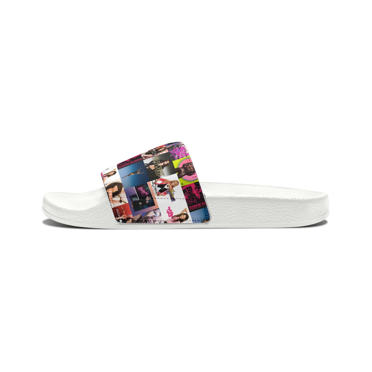 Miley Cyrus Album Cover Collage Youth Slide Sandals