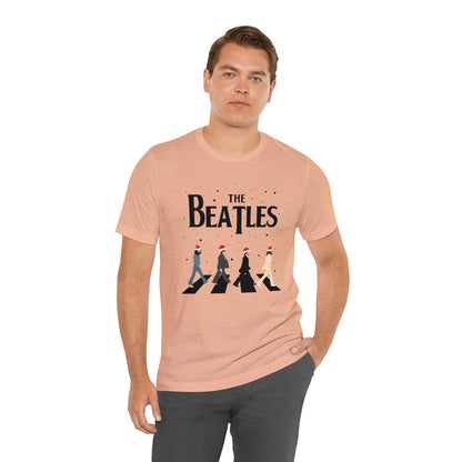 The Beatles Abbey Road Santas Unisex Jersey Short Sleeve Tee Shirt