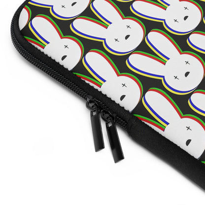 Bad Bunny Logo Pattern Laptop Sleeve