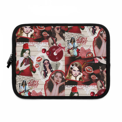 Lana Del Rey Cherry Coke Collage Laptop Sleeve