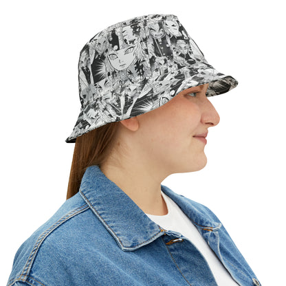 Demon Slayer Kyojuro Rengoku Collage Bucket Hat