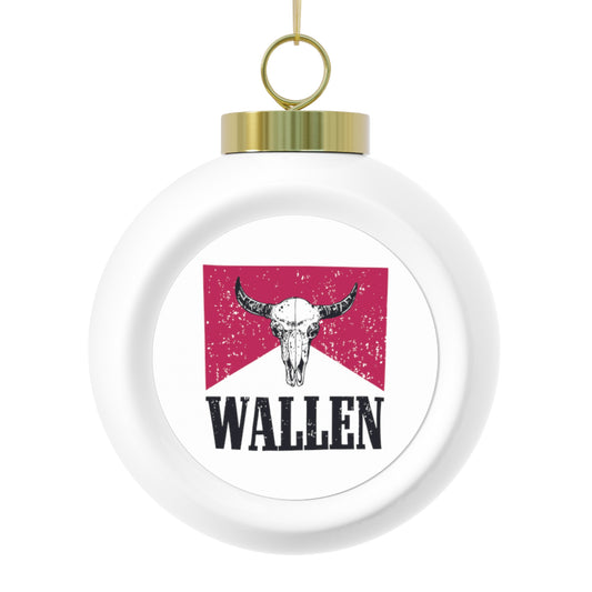 Morgan Wallen Marlboro Logo Christmas Ball Ornament