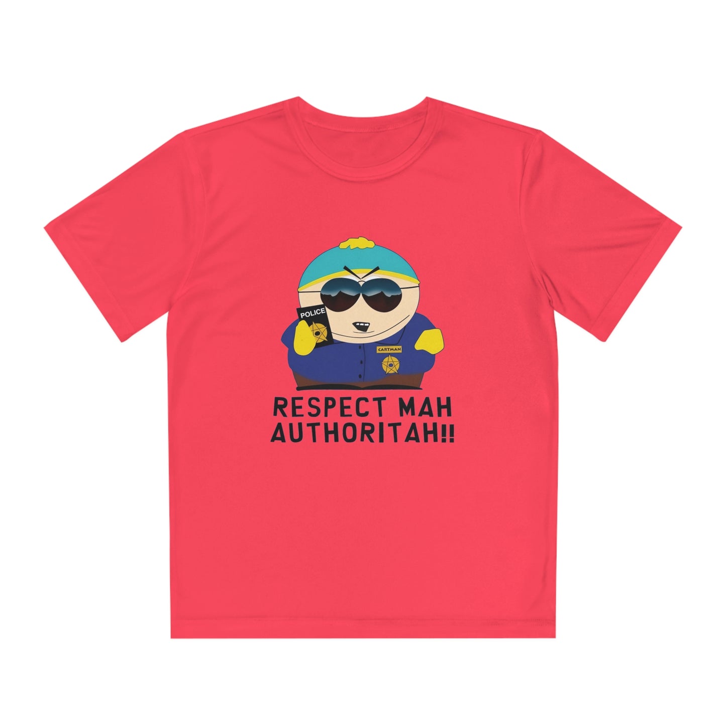 South Park Cartman Respect Mah Autheritah! Youth Competitor Tee