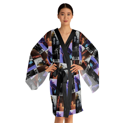 Post Malone On Tour Collage Long Sleeve Kimono Robe