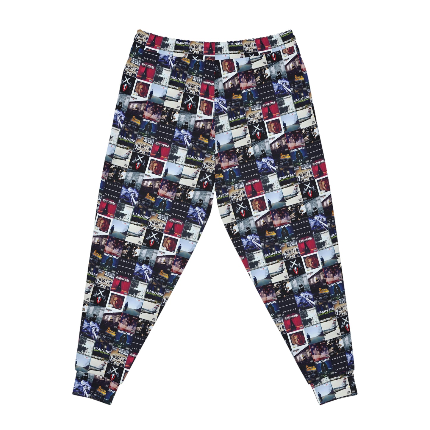 Eminem Album Art Cover Collage Athletic Jogger Sweatpants