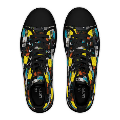 Post Malone Album Art Collage Women's High Top Sneakers