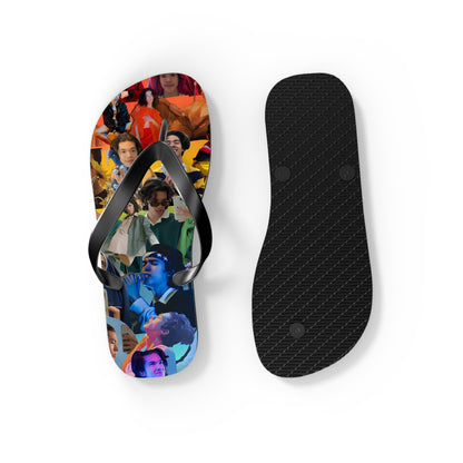 Conan Grey Rainbow Photo Collage Flip Flops