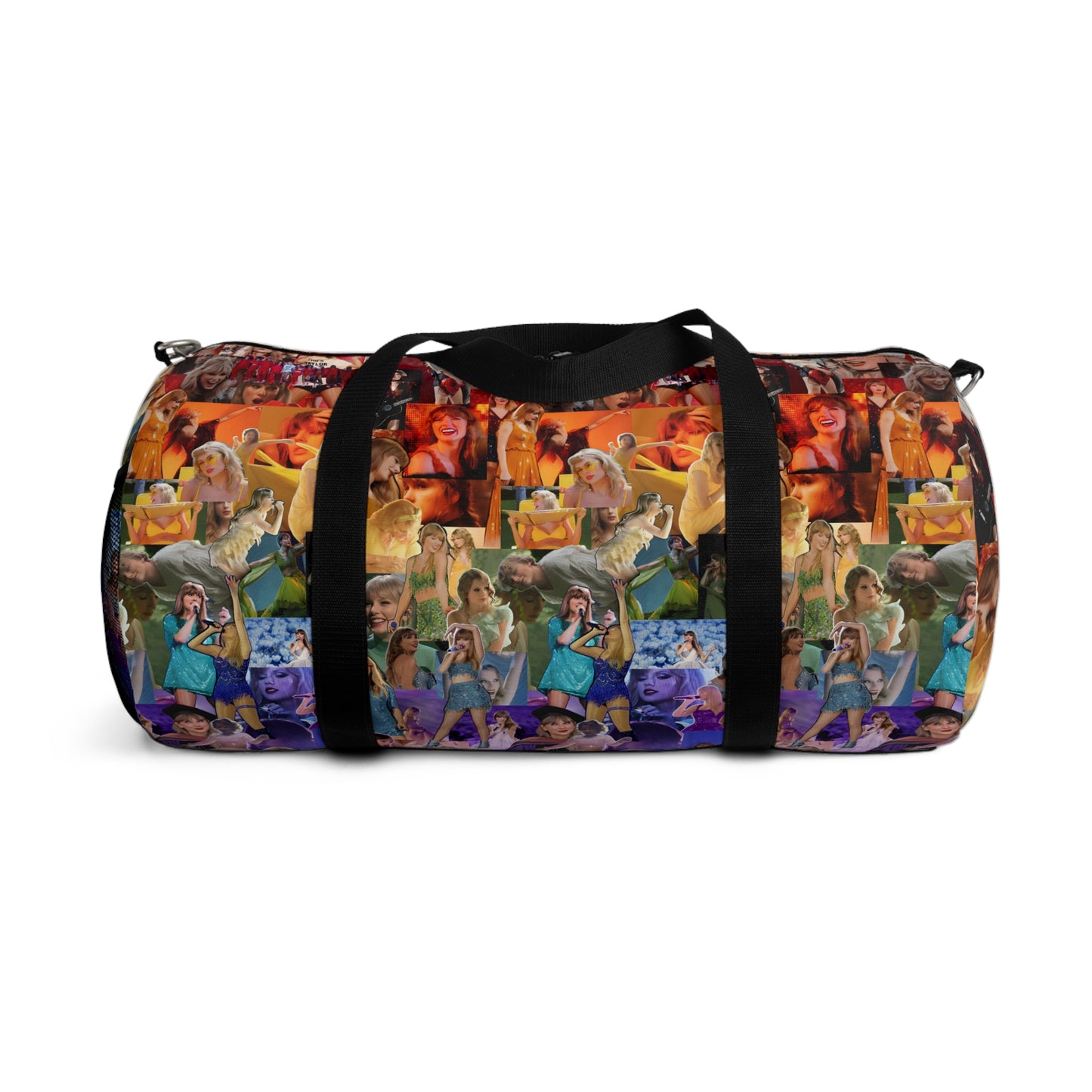 Taylor Swift Rainbow Photo Collage Duffel Bag