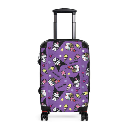 Kuromi Ice Cream Sundae Pattern Suitcase