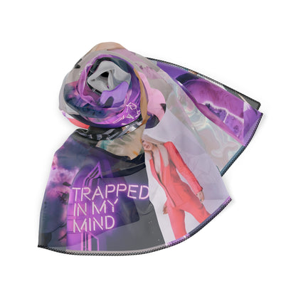 Ava Max Belladonna Photo Collage Poly Scarf