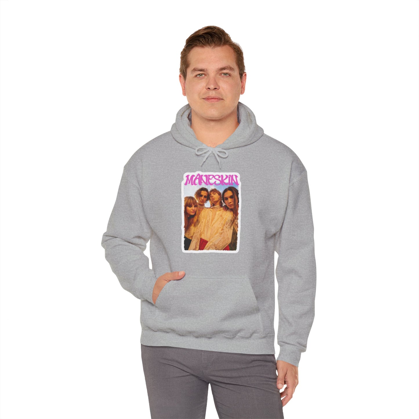 Måneskin Group Photo Unisex Heavy Blend Hooded Sweatshirt