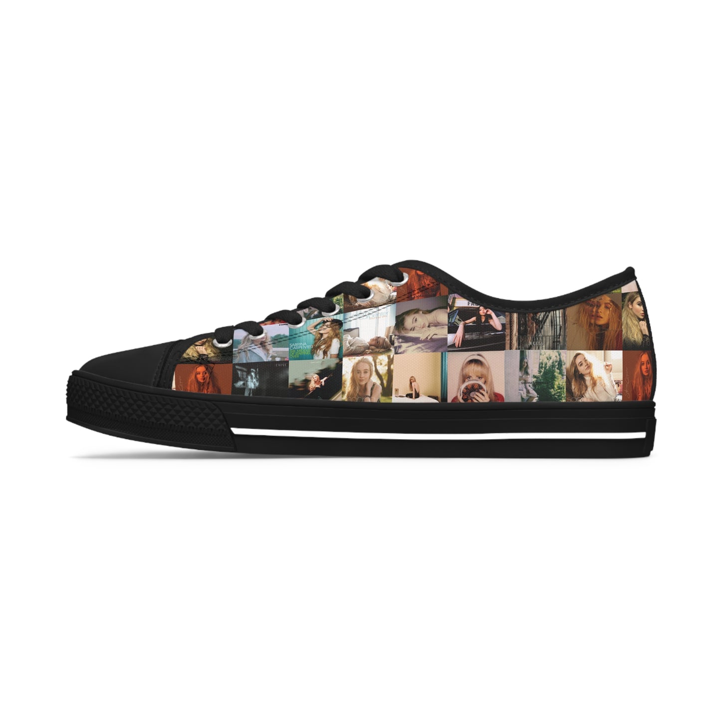 Sabrina Carpenter Album Cover Collage Women's Low Top Sneakers