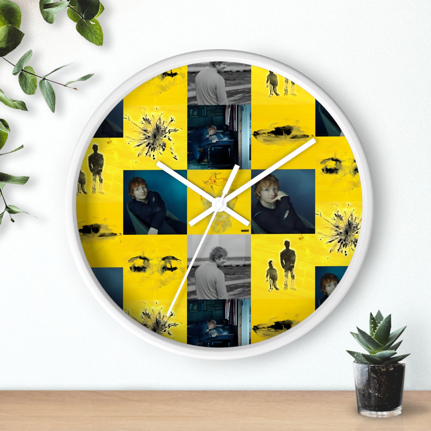 Ed Sheeran Subtract Mosaic Wall Clock