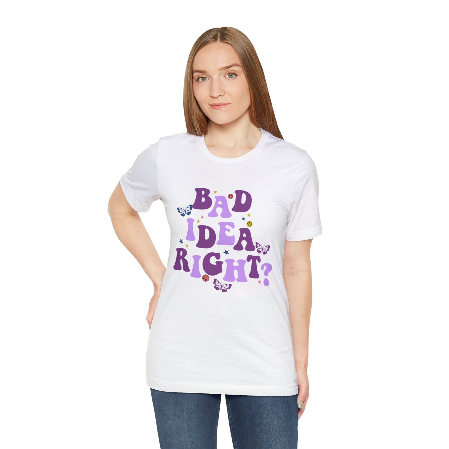 Olivia Rodrigo Bad Idea Right? Unisex Jersey Short Sleeve Tee Shirt